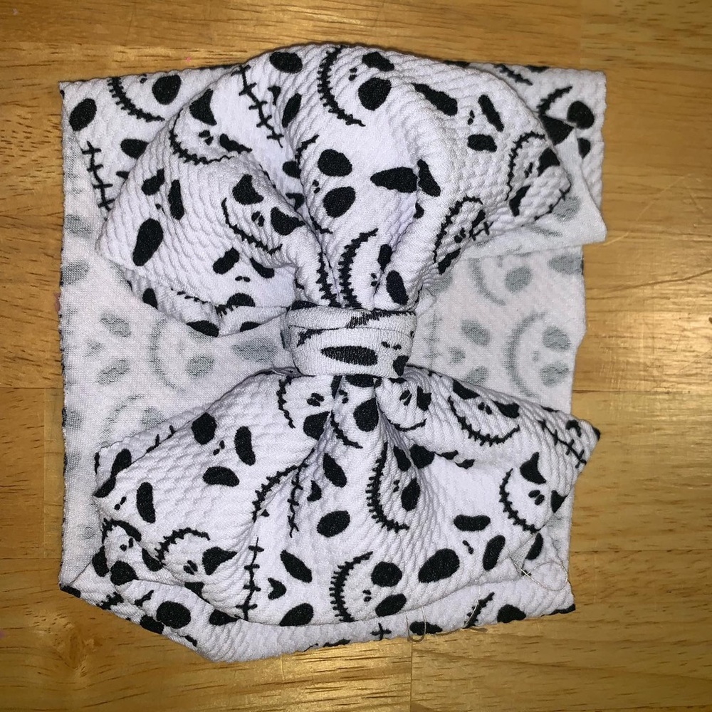 Custom headbands: nightmare skulls